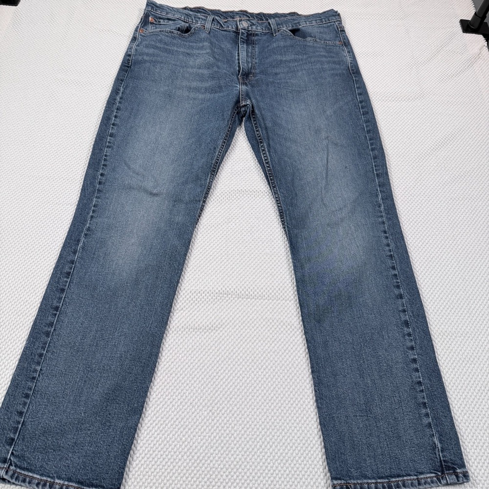 Levi's 514 Straight Fit Jeans Mens Size 38x32 Medium Wash Blue Denim 5 Pocket